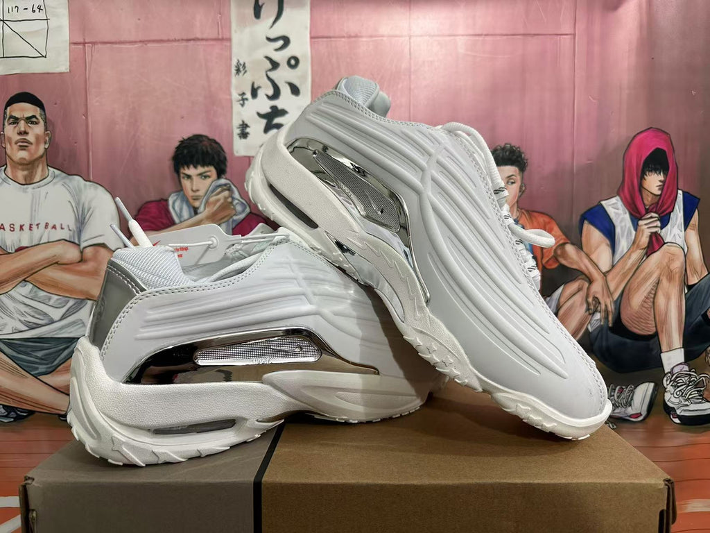 G-TEK White and Silver Sneakers
