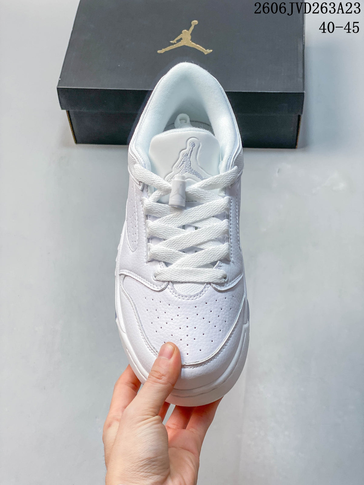 Jordan Sixty Plus Low White Basketball Sneakers IH2047-101
