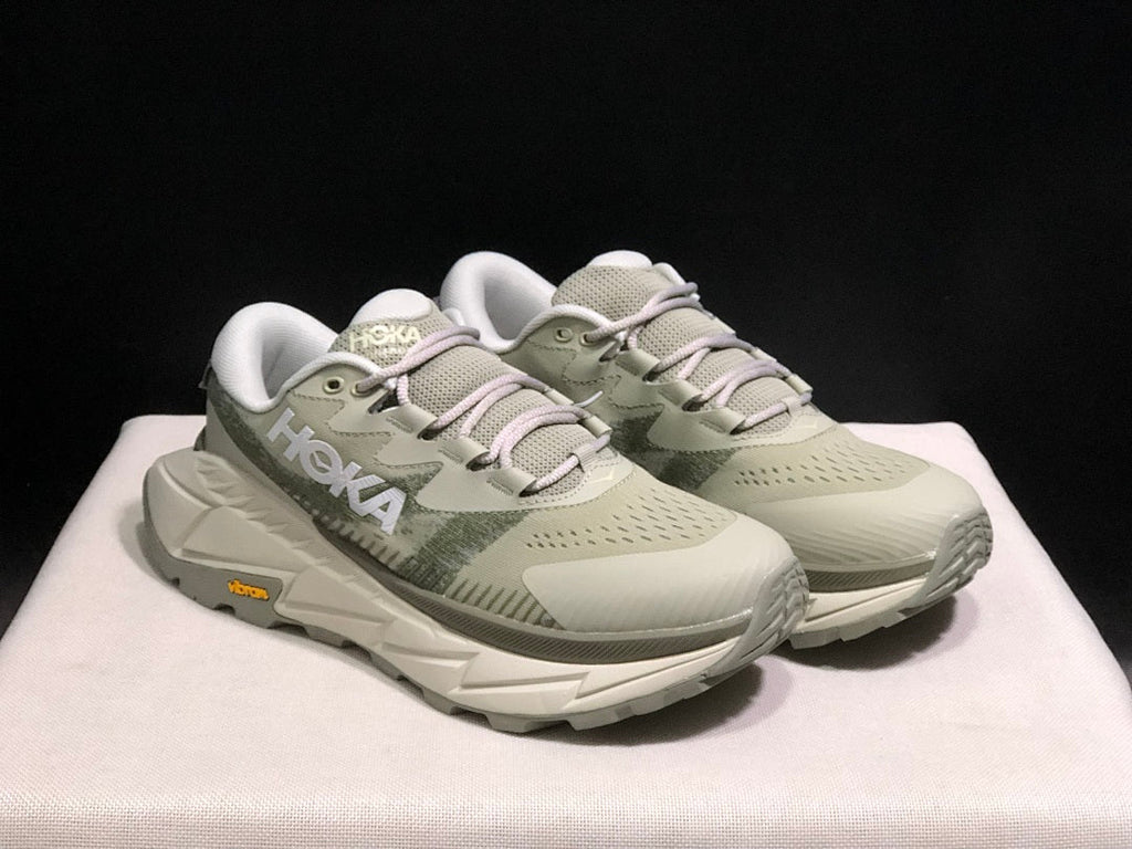 HOKA Skyline Float X Trail Sneakers, Gray Green