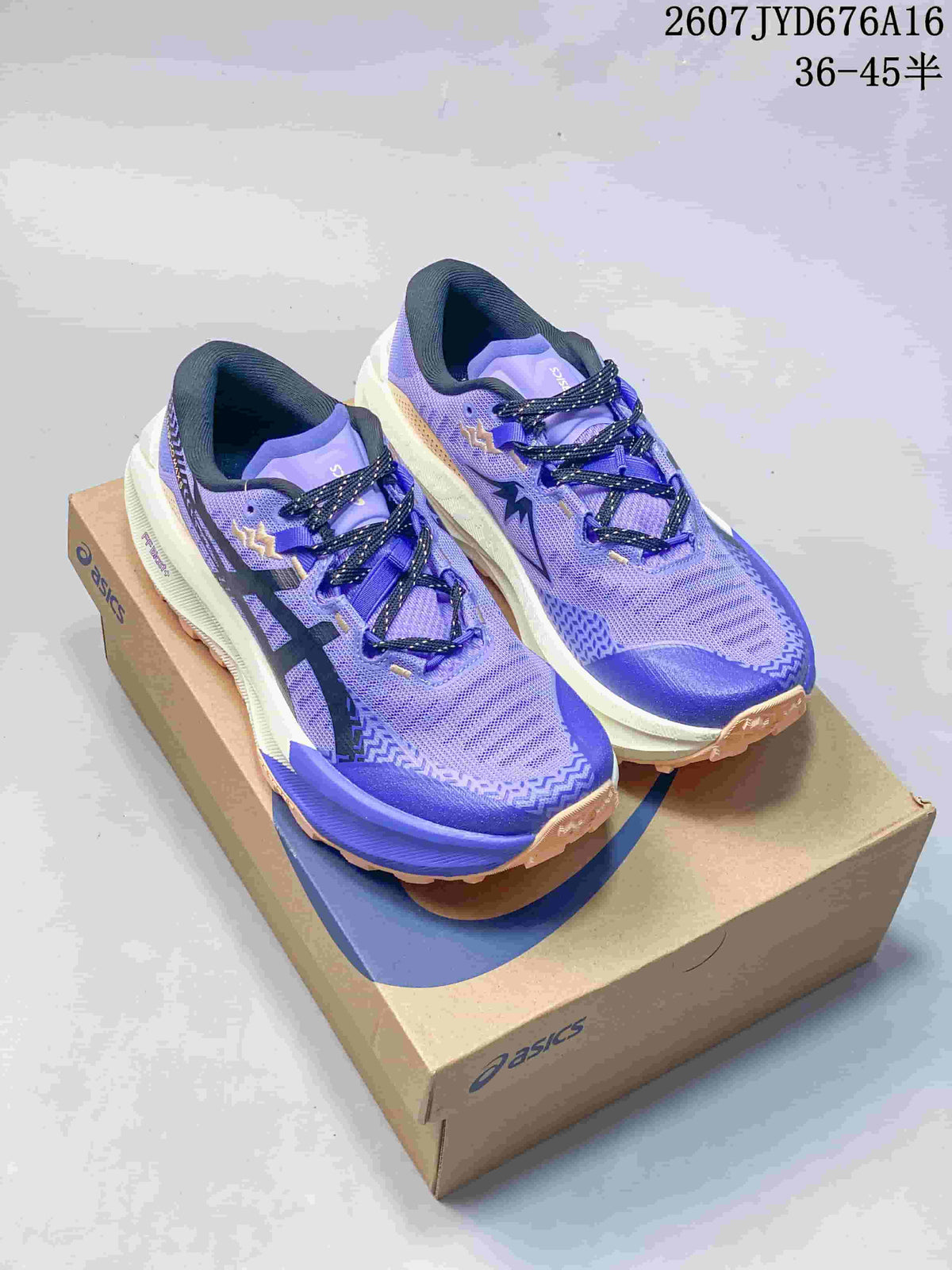 ASICS Trabuco Max Trail Running Sneakers Purple Blue