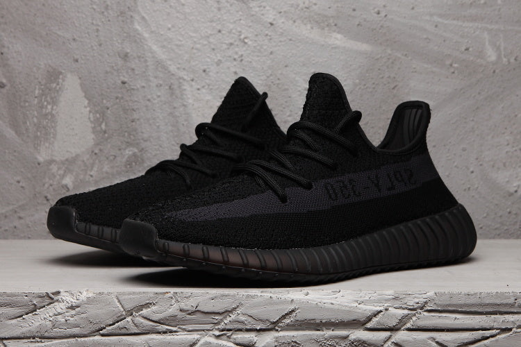 Yeezy Boost 350 V2 Black Knit Sneakers