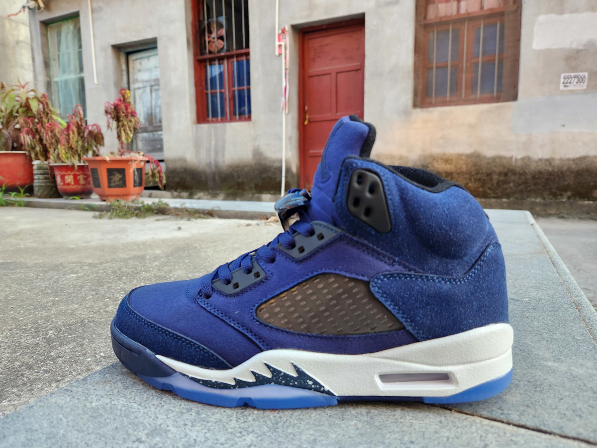 Air Jordan 5 Midnight Navy High-Top Sneakers