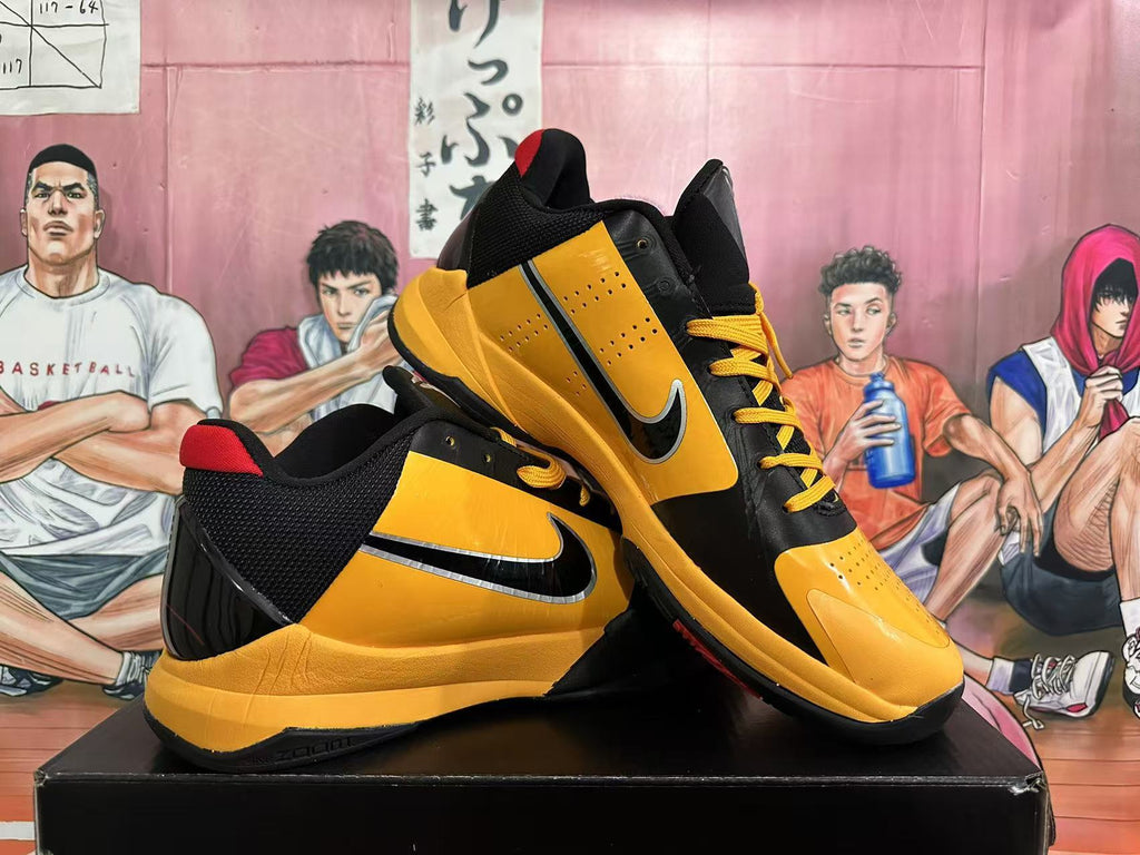 Nike Kobe Basketball Shoes in Yellow and Black