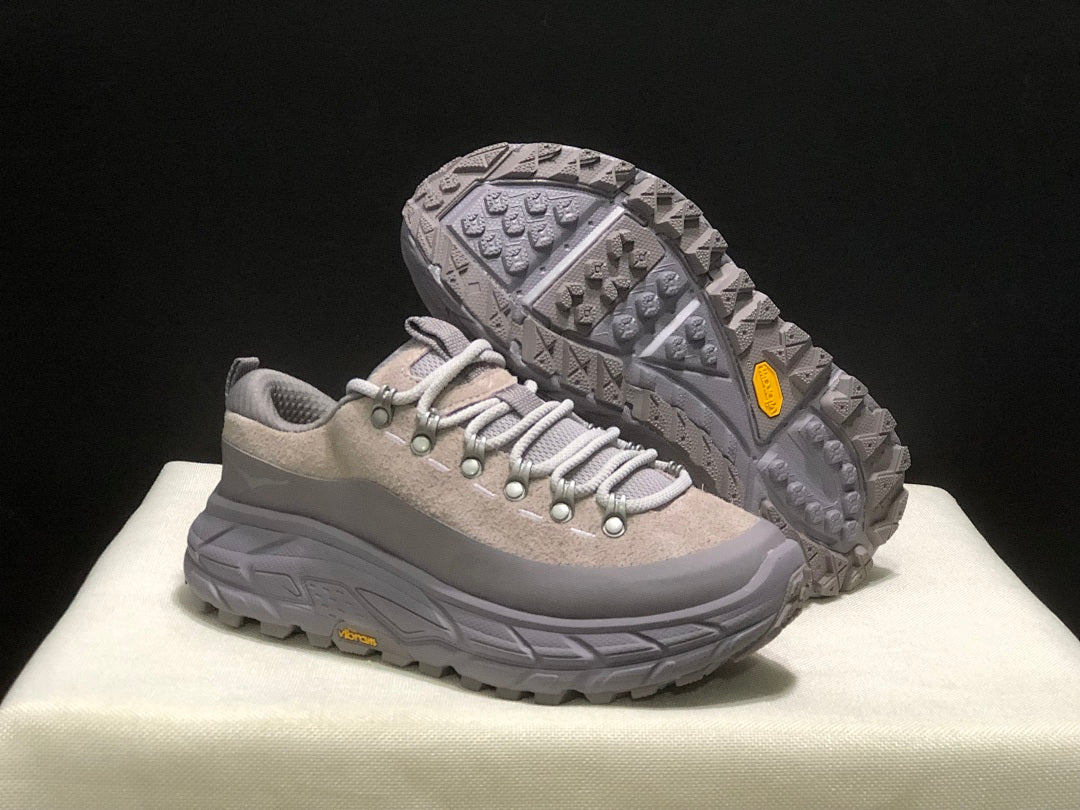HOKA Tor Summit Low-Top Hiking Sneakers, Gray