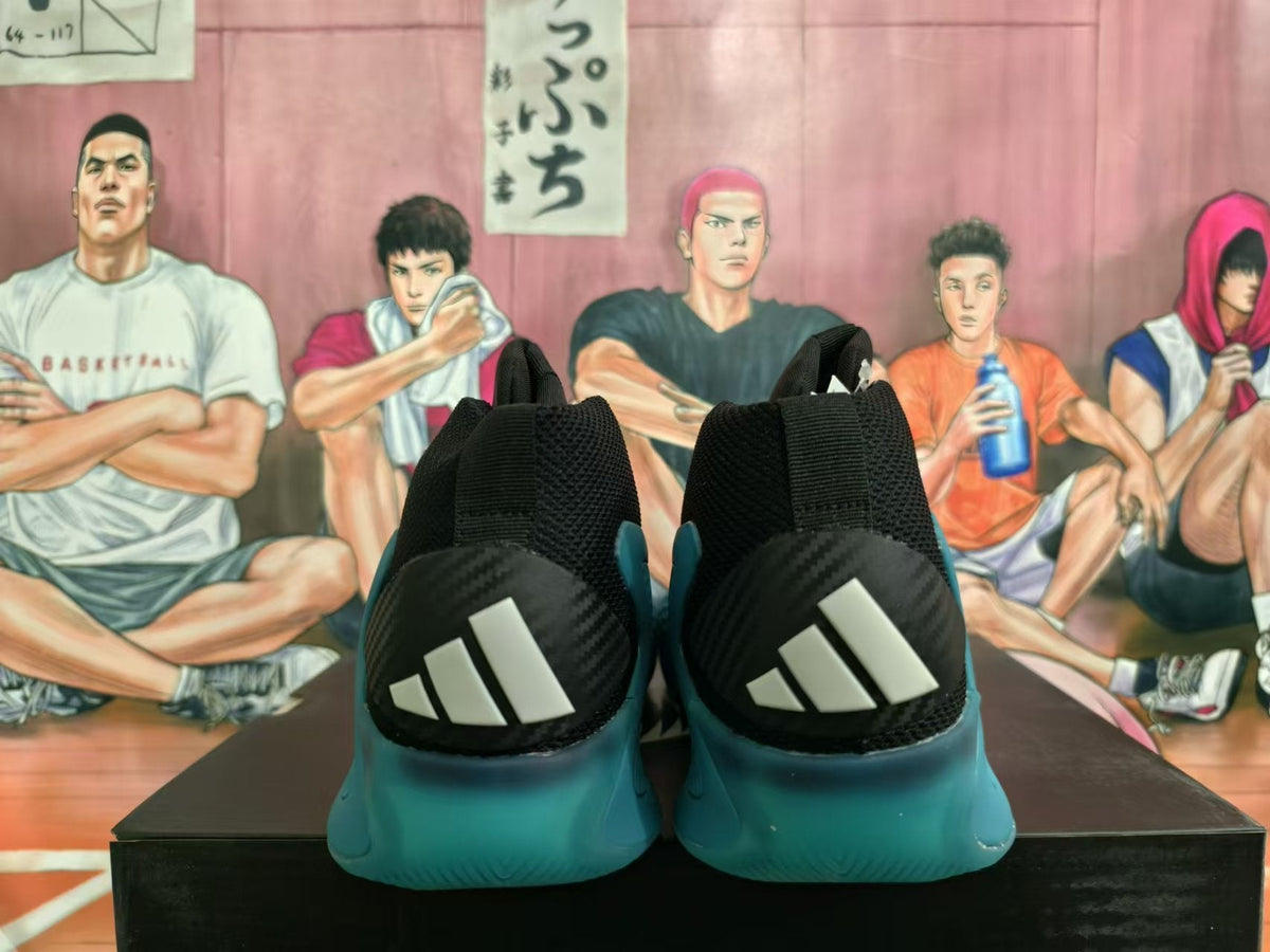 Adidas Basketball Shoes in Black and Teal
