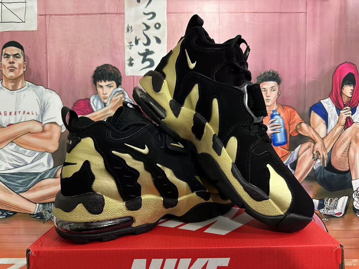 Nike Air Max 2 CB 94 Black Gold Basketball Sneakers