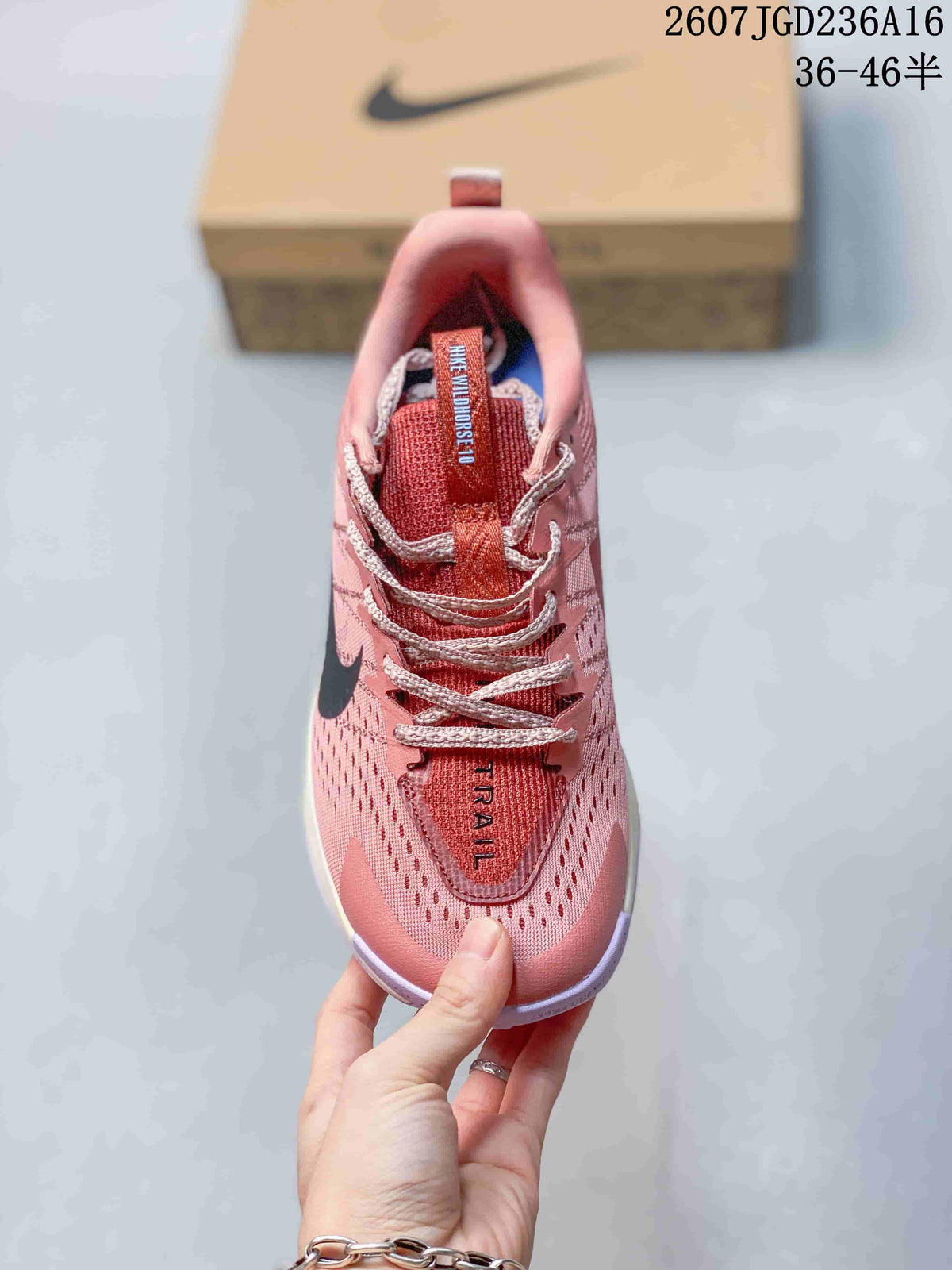 Nike ReactX Wildhorse 10 Trail Shoes Pink
