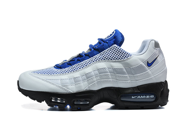 Nike Air Max 95 White and Blue Sneakers