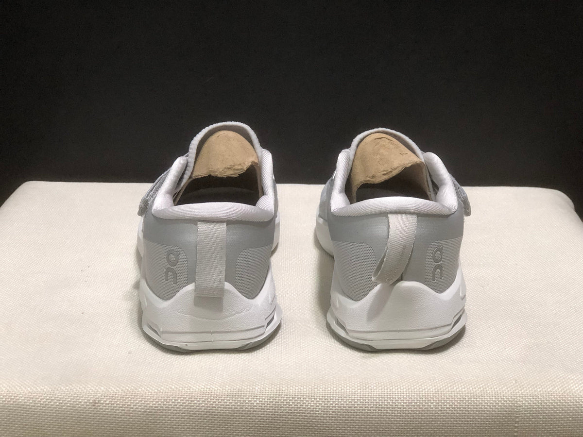On Cloudnova Moon Sneakers in White and Gray