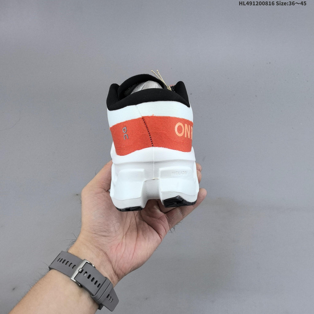 On Cloudmonster 3 Hyper Running Shoes White Orange