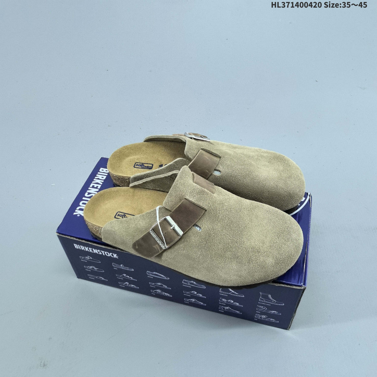 Birkenstock Boston VL Suede Clogs with Adjustable Buckle