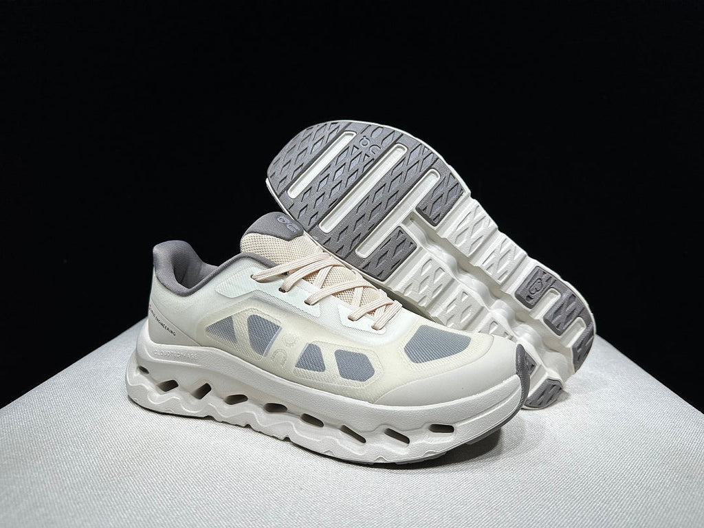 On Cloudtilt Remix Sneakers in Ivory and Gray