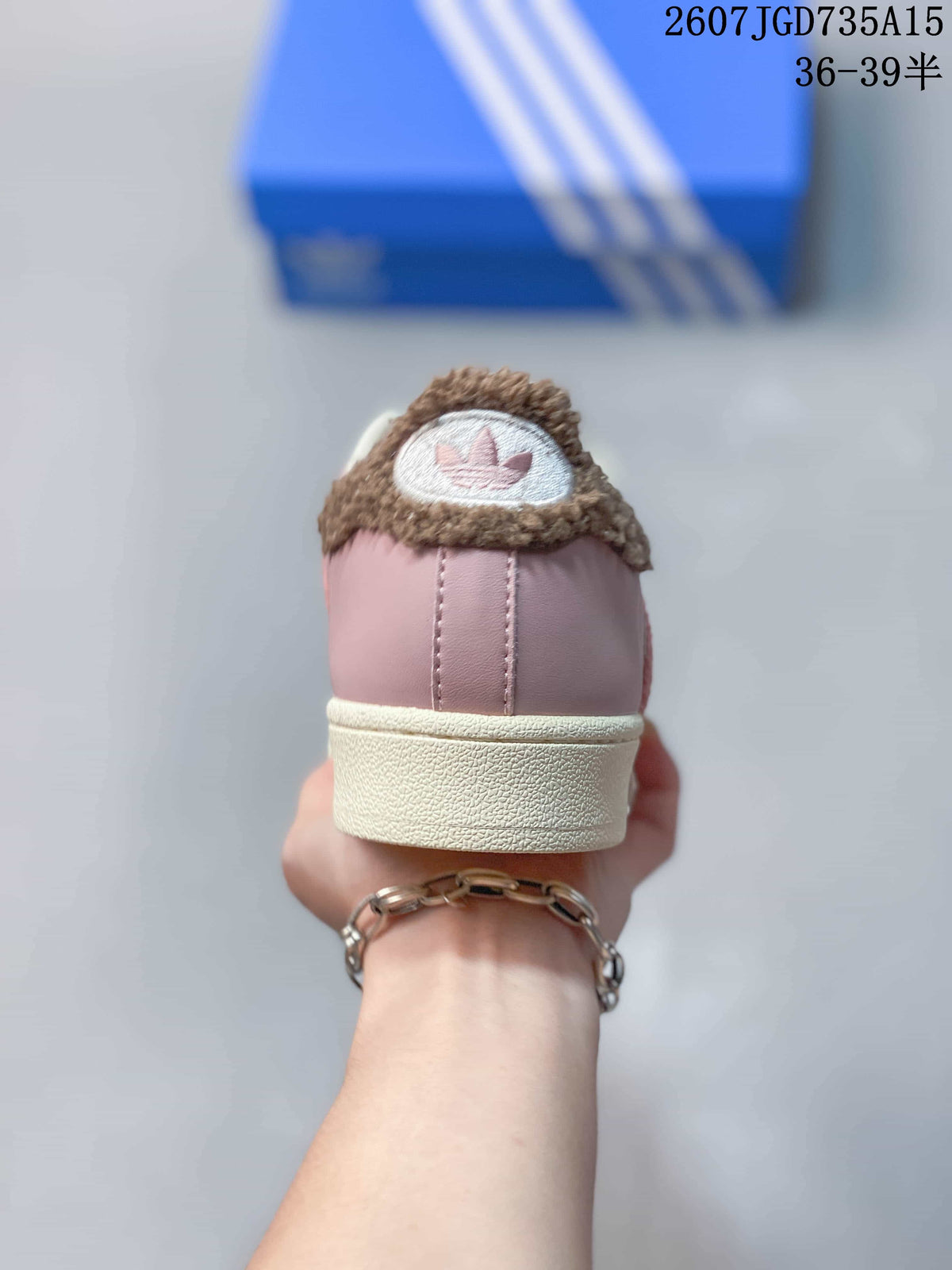 adidas Superstar Pink Leather Sneakers 2607TGD735A15