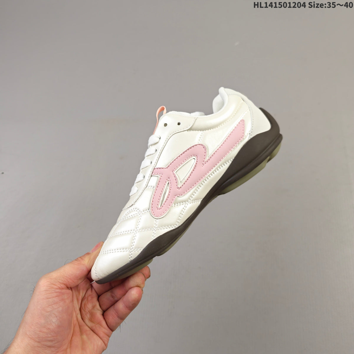 Good Bai G25X291 Low-Top Sneakers in White and Pink