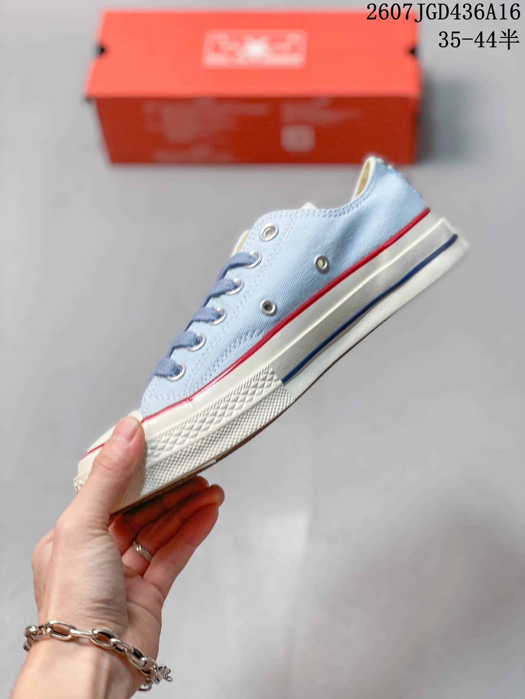 Converse All Star Low-Top Sneakers Light Blue 2607JGD436A16