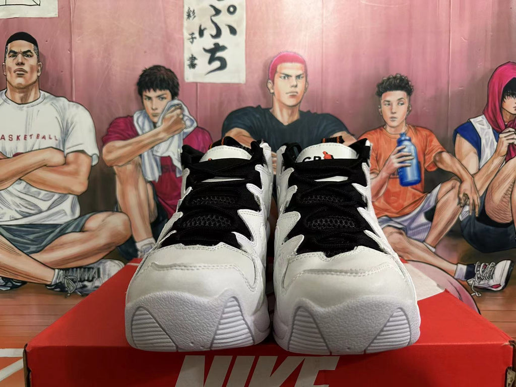 Nike Air More Uptempo White Black Basketball Sneakers