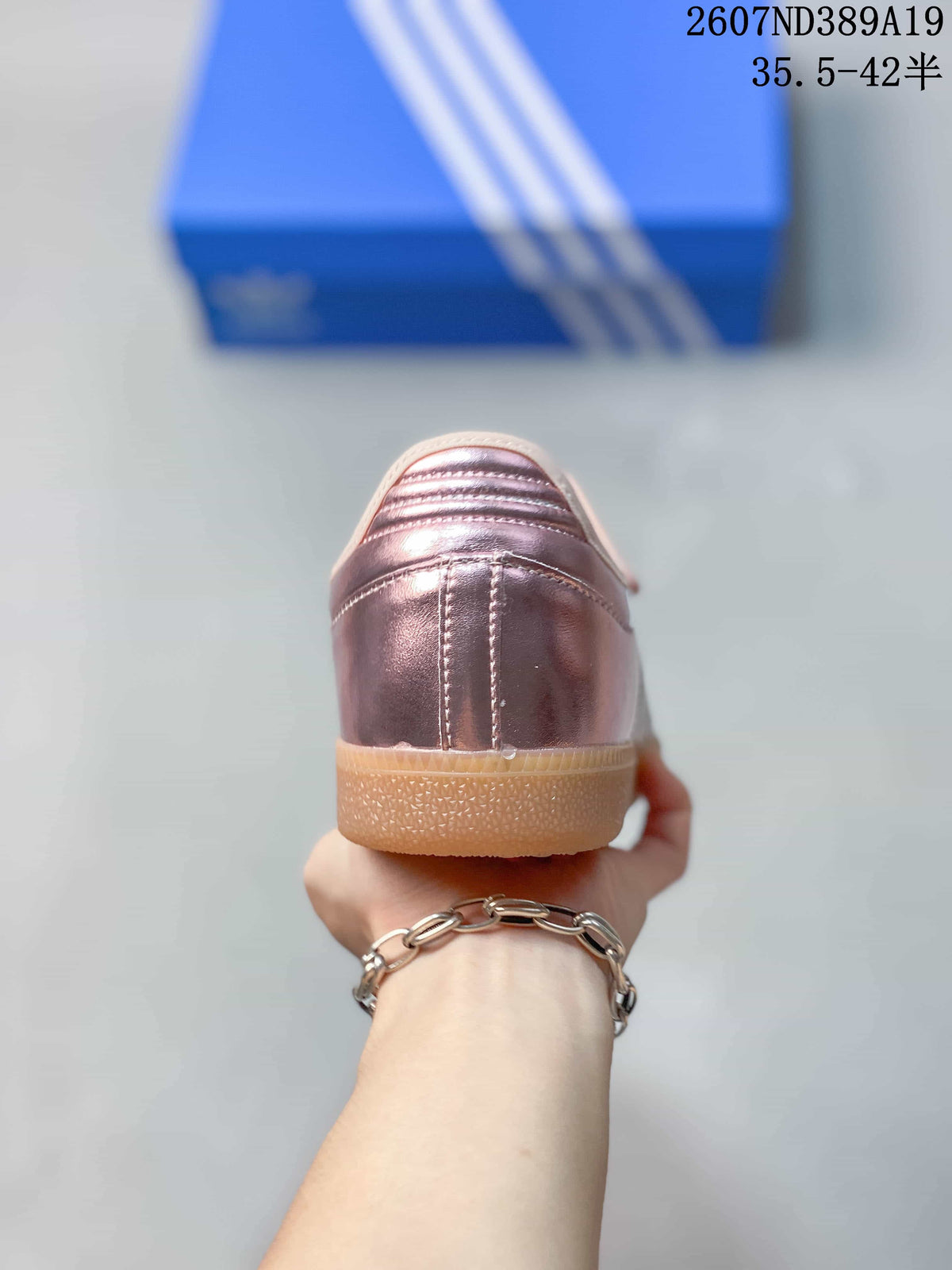 adidas Samba Jane Mary Jane Sneakers Metallic Pink