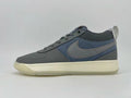 Nike Grey-Blue Low-Top Sneakers with Cream Sole
