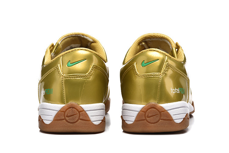 Nike Total90 Indoor Soccer Shoes Gold Green