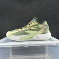 Jordan Green and Orange Basketball Sneakers