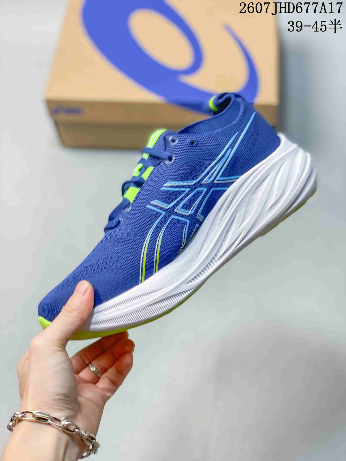 ASICS Gel-Nimbus 26 Blue Green Running Shoes