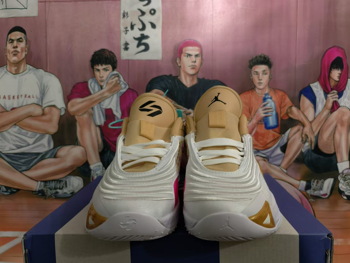 Jordan Luka 2 Basketball Shoes White Gold