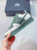 Nike WMNS Air Force 1 Shadow Sneakers Green Cream 2605 J JD290A20