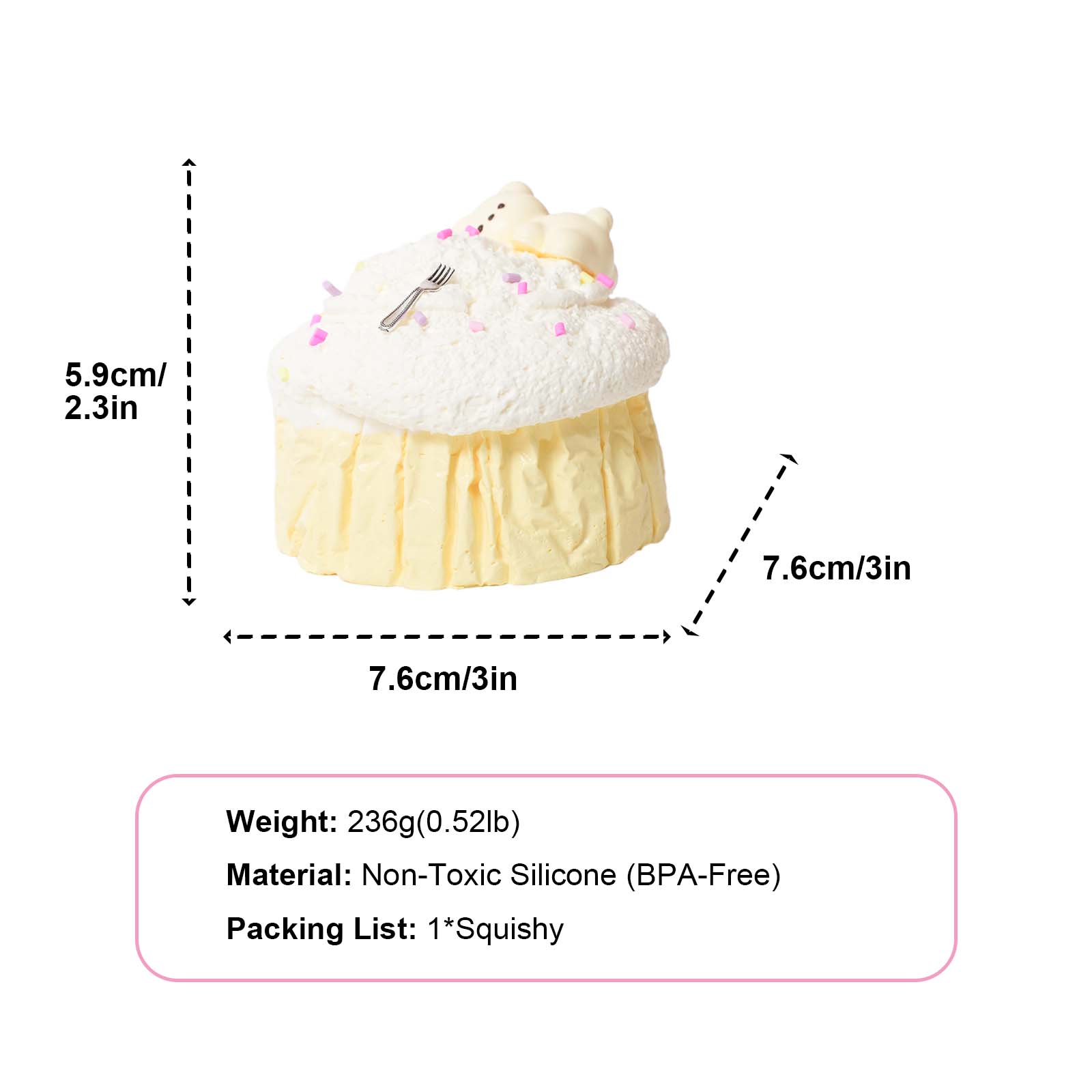 Sea Salt Toast Handmade Taba Squishy Fidget Toy 🍞