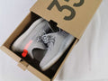 Yeezy 350 V2 Kids Sneakers in Light Grey and Coral