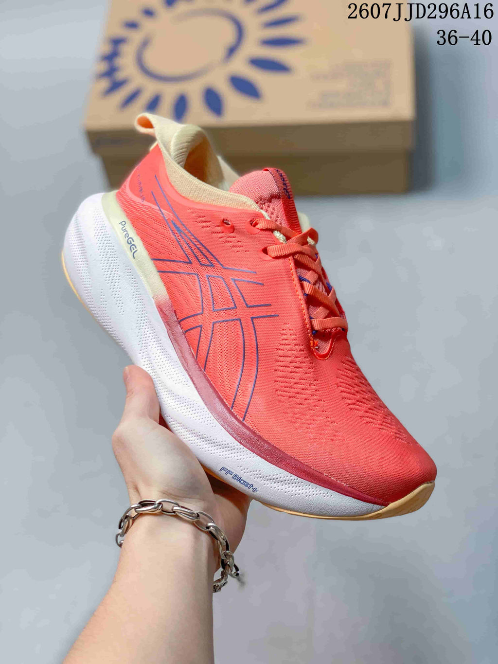 ASICS GEL-Nimbus 25 Women's Running Shoes Coral Pink