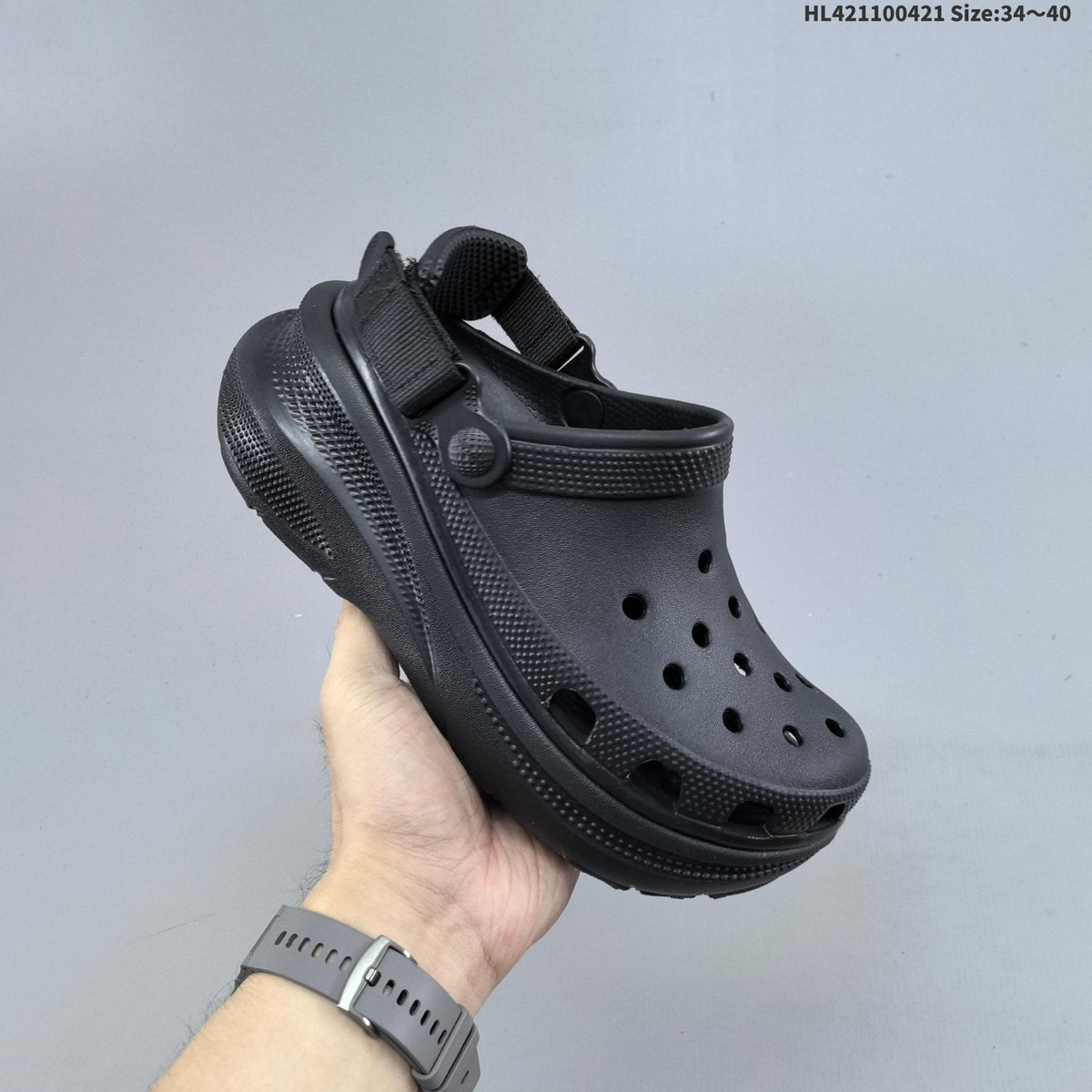 Crocs Platform Clog with Adjustable Heel Strap