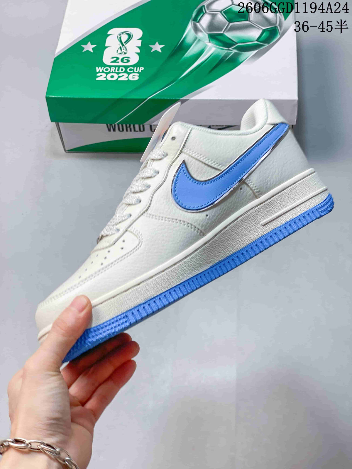 Nike Air Force 1 Argentina Blue and White Sneakers