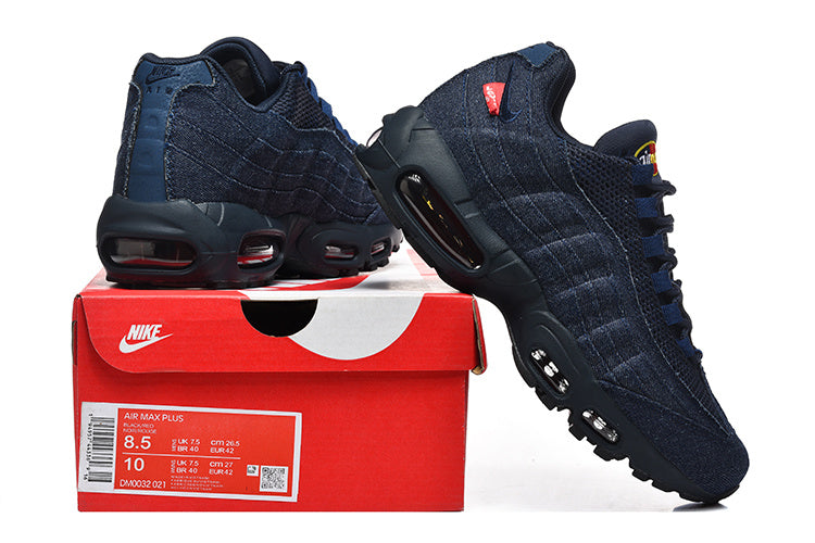 Nike Air Max 95 Denim Sneakers in Navy