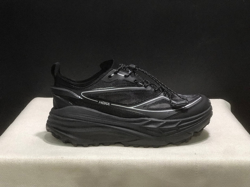 HOKA Stinson One 7 Black Trail Sneakers