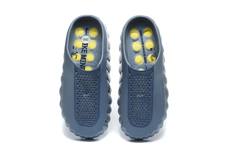 Nike Mind 001 Mule Blue Gray and Yellow
