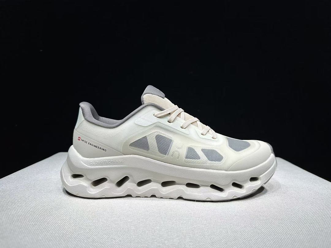 On Cloudtilt Remix Sneakers in Ivory and Gray