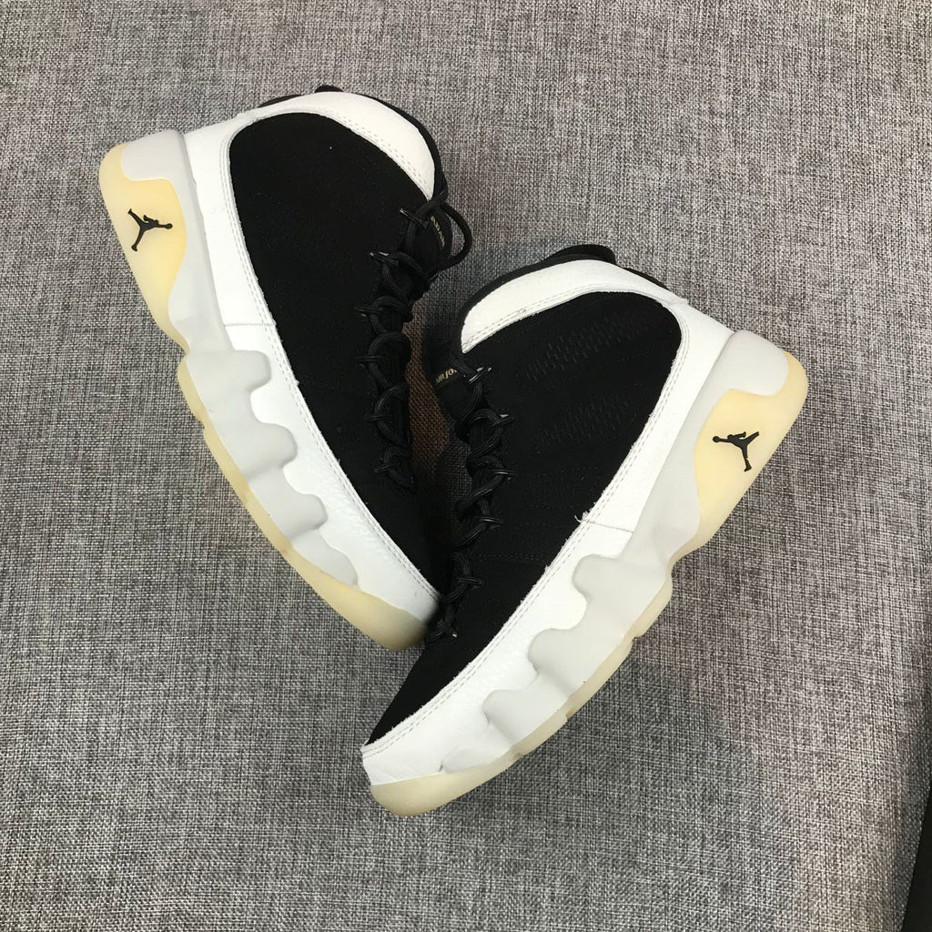 Jordan Air Jordan 9 Retro LA High-Top Sneakers Black White 302370-021