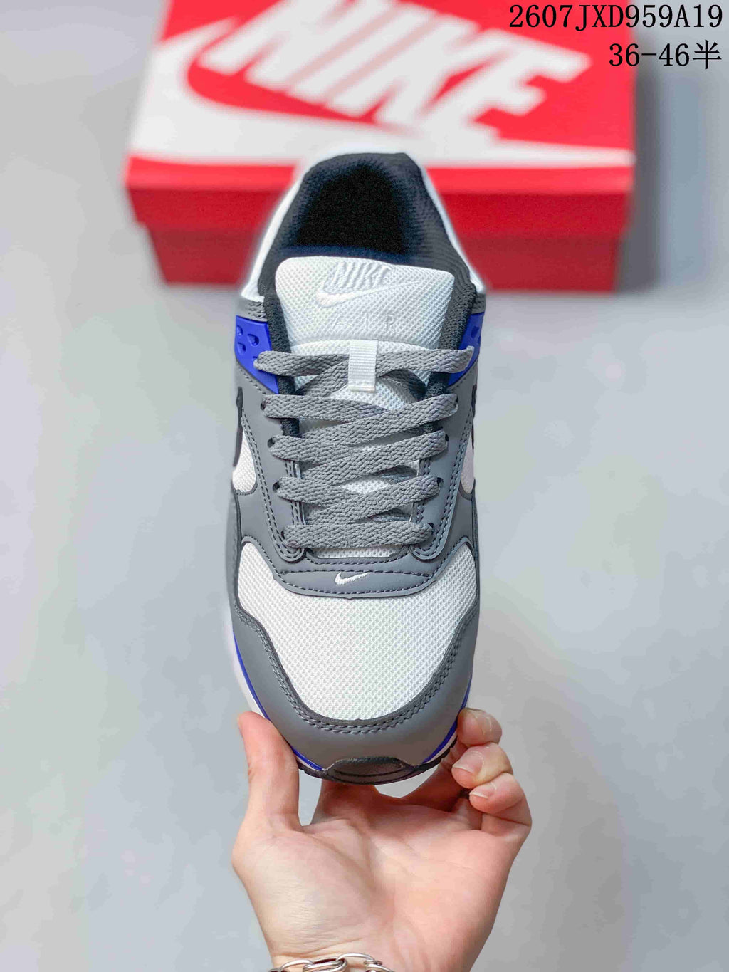Nike Air Max Correlate Sneakers Gray White Blue 511416-094