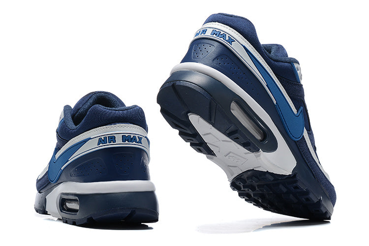 Nike Air Max Sneakers, Navy Blue and White