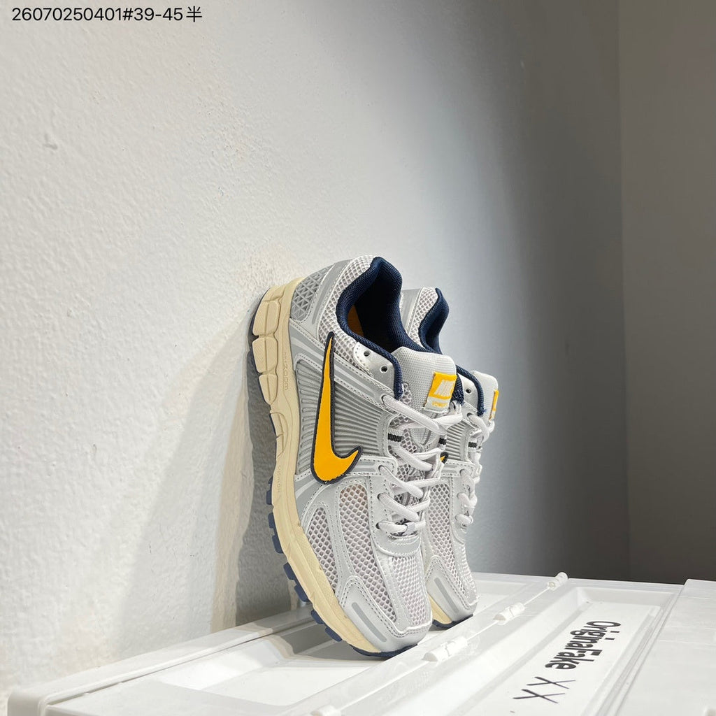 Nike Air Zoom Vomero 5 Running Shoes White Grey Yellow