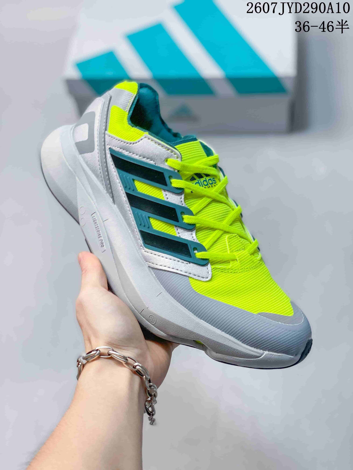 adidas Equipment Adios Pro Running Shoes Grey Neon