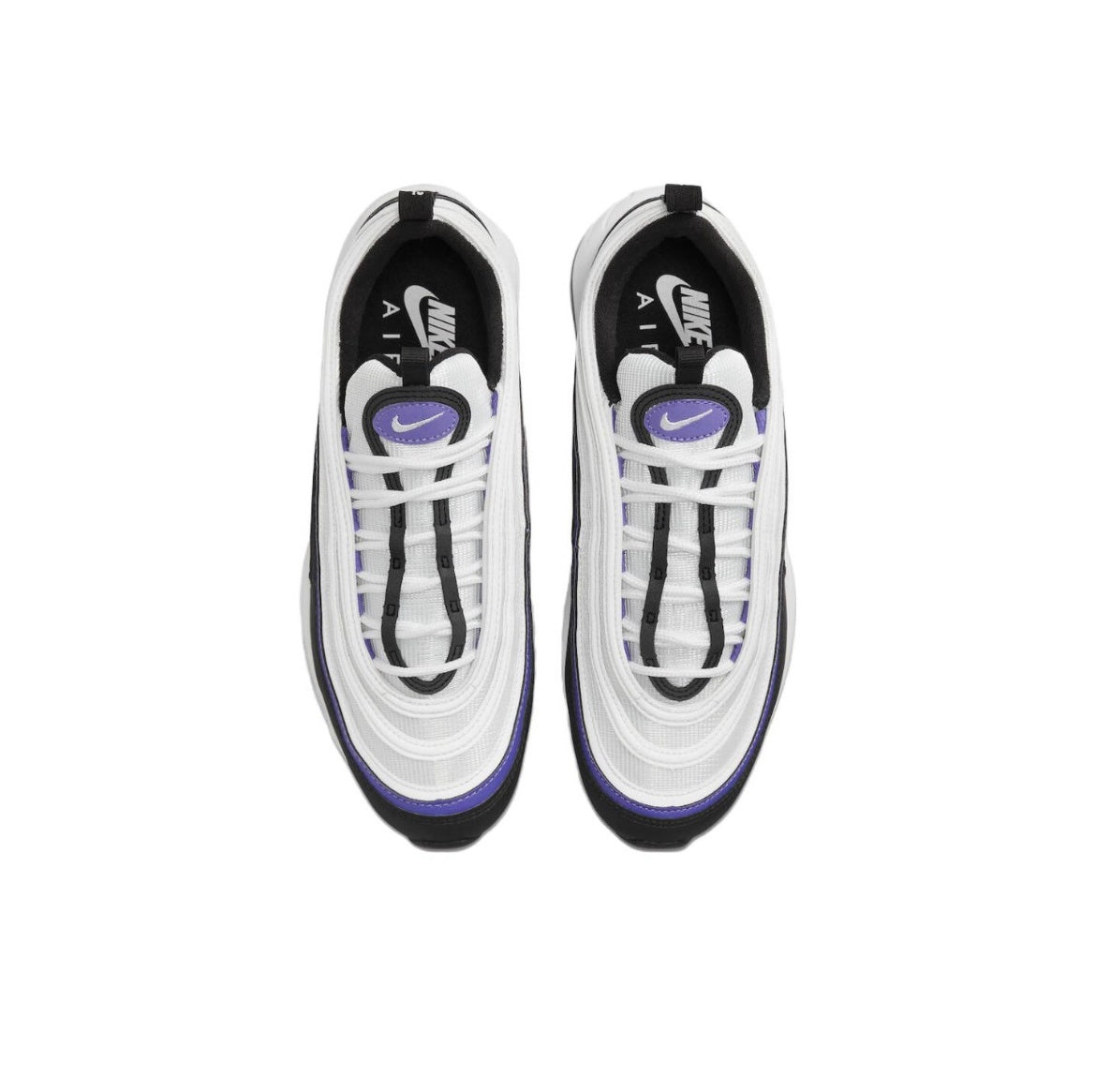 Nike Air Max 97 Sneakers Black White Purple 921826-109