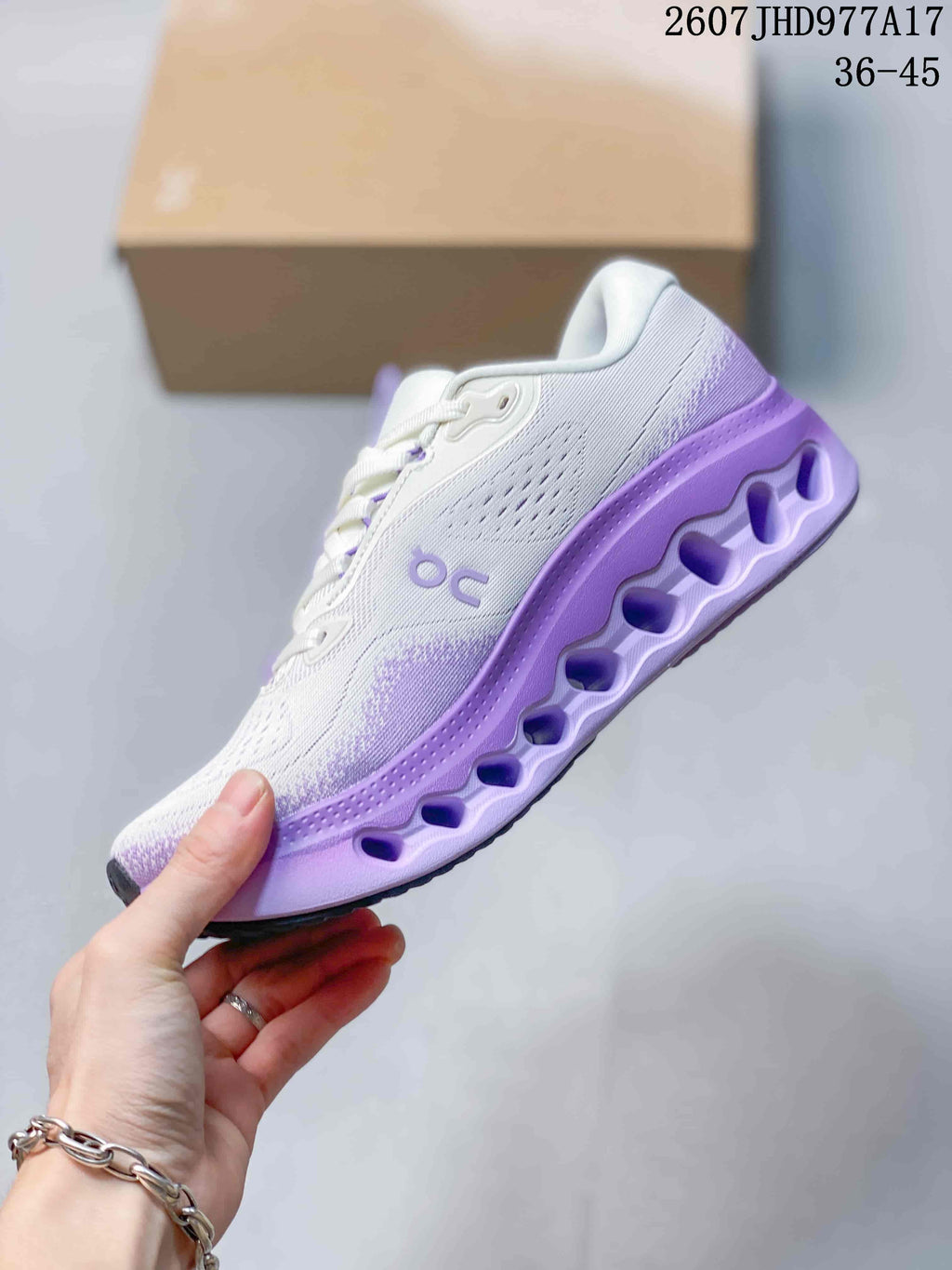 On Cloudtilt Sneakers White and Purple 2607JHD977A17