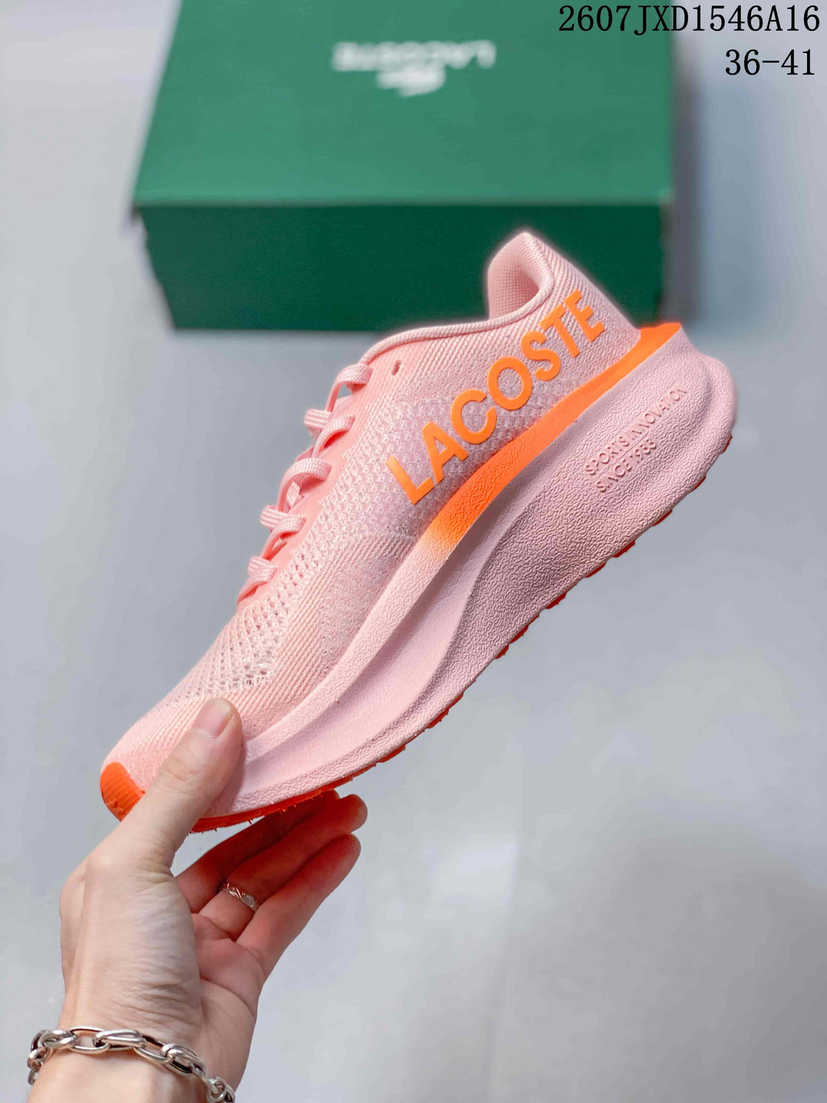 Lacoste Neo Run Pink Orange Low-Top Sneakers