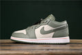 High-Top Sneakers in Sage Green and White
