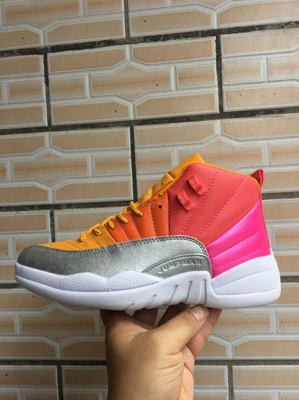 Jordan 12 Retro Sneakers in Sunset Gradient