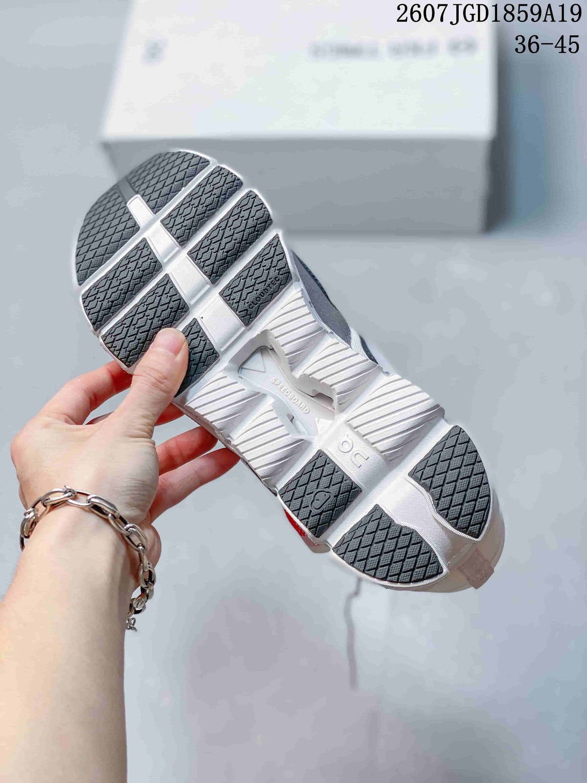 On Cloud X FKA twigs Sneakers White Gray Red 2607JGD1859A19