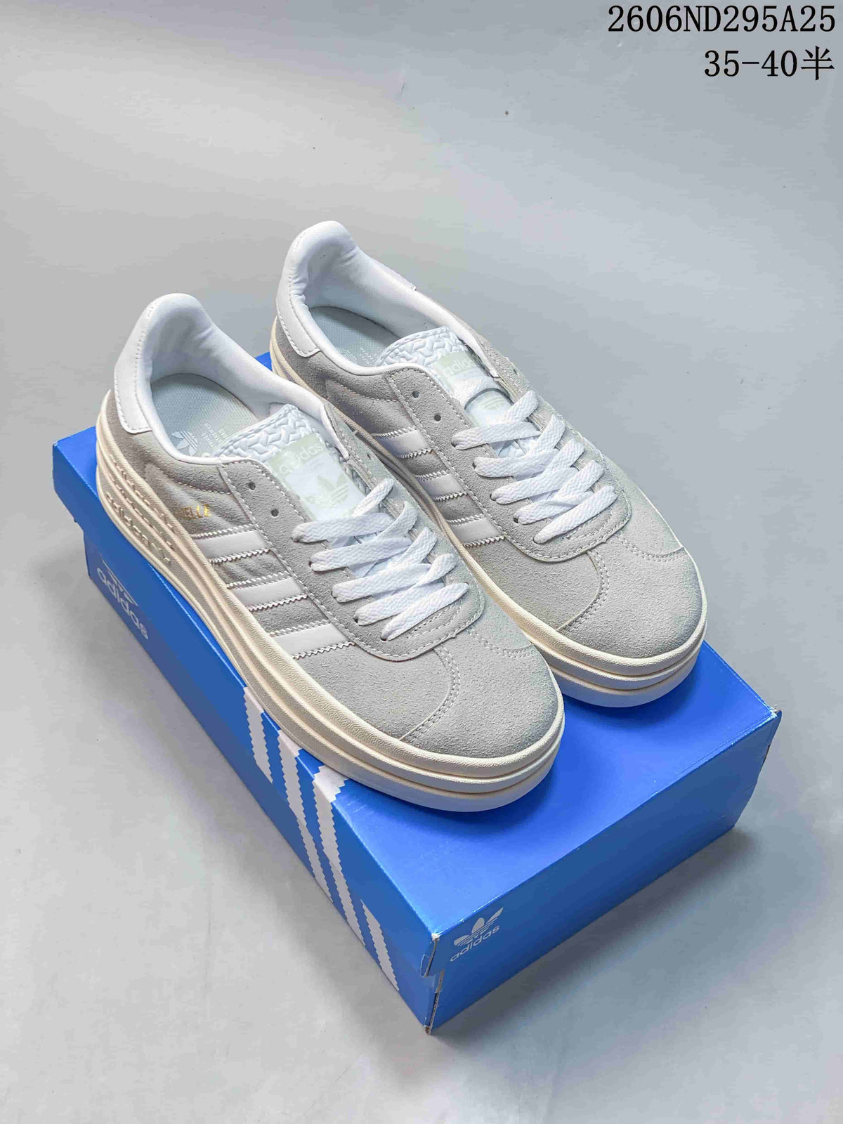 Adidas Originals Gazelle Bold W White Green Sneakers