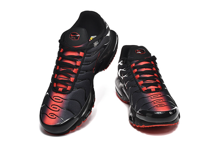 Nike Air Max Plus Sneakers in Black and Red