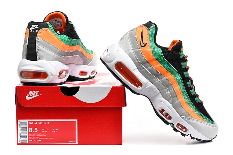 Nike Air Max 95 Sneakers Green Orange Gray
